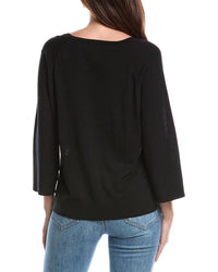 Forte Cashmere Easy Silk & Cashmere-Blend Sweater