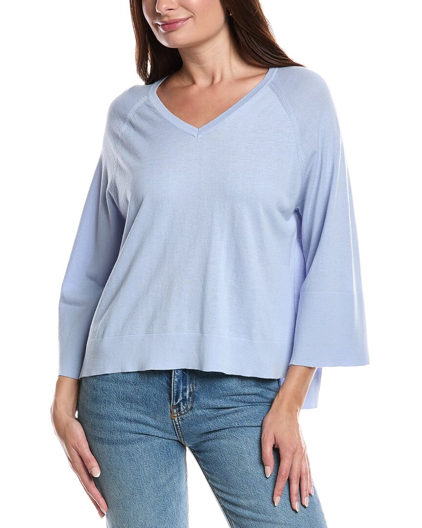 Forte Cashmere Easy Silk & Cashmere-Blend Sweater