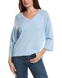 Forte Cashmere Easy Silk & Cashmere-Blend Sweater