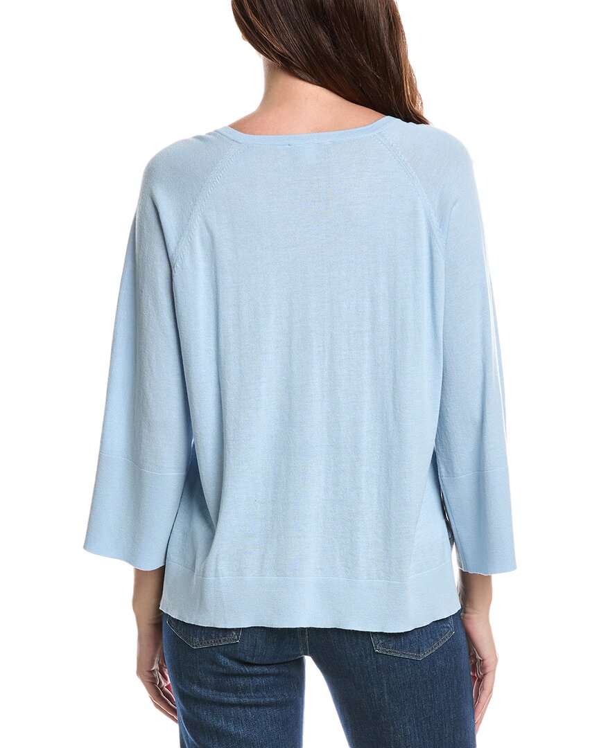 Forte Cashmere Easy Silk & Cashmere-Blend Sweater