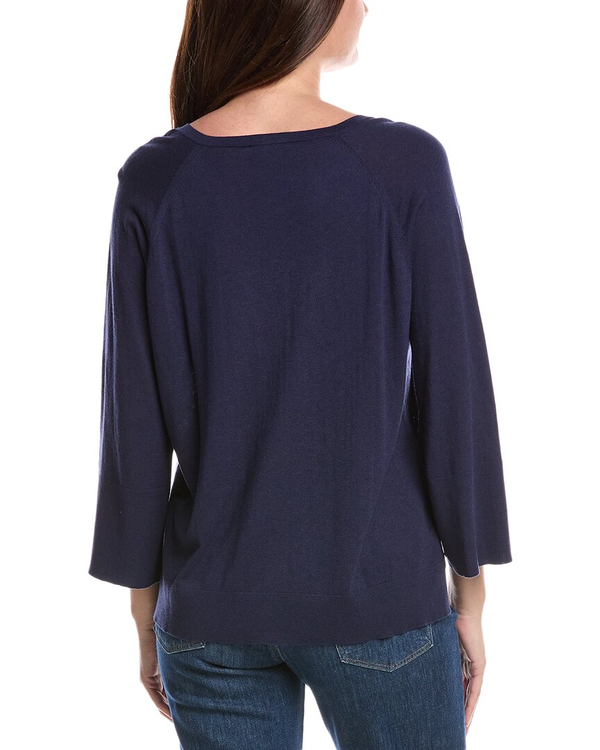 Forte Cashmere Easy Silk & Cashmere-Blend Sweater