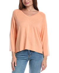 Forte Cashmere Easy Silk & Cashmere-Blend Sweater