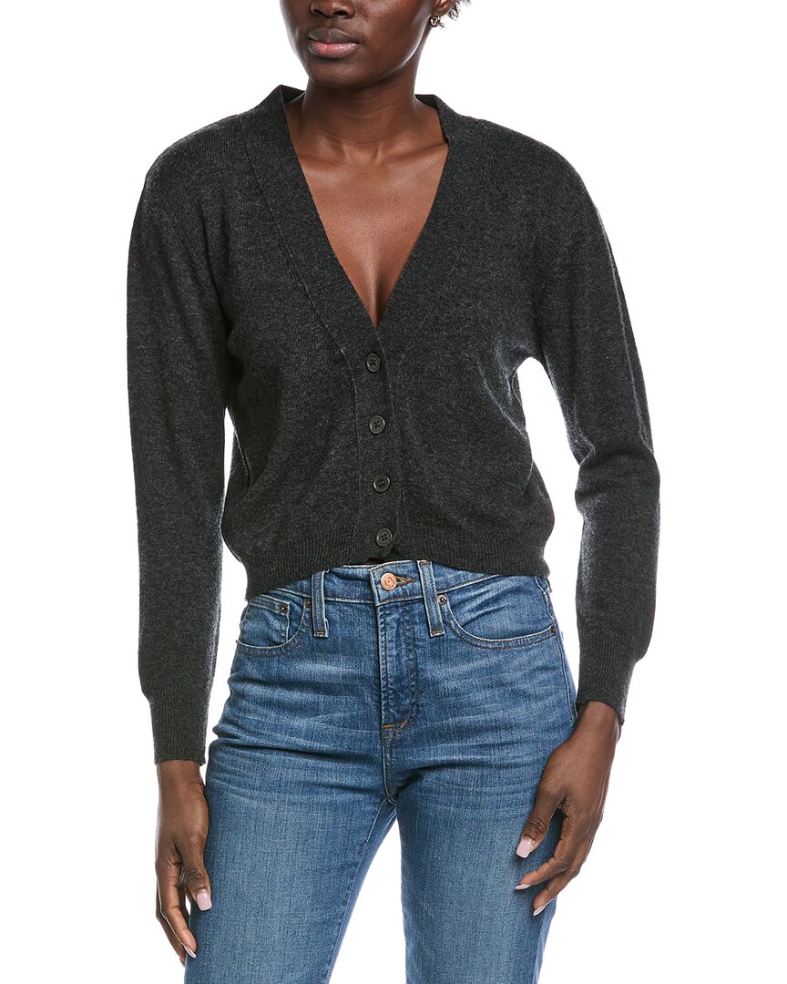 Brodie Cashmere Boxy Little Wool & Cashmere-Blend Cardigan