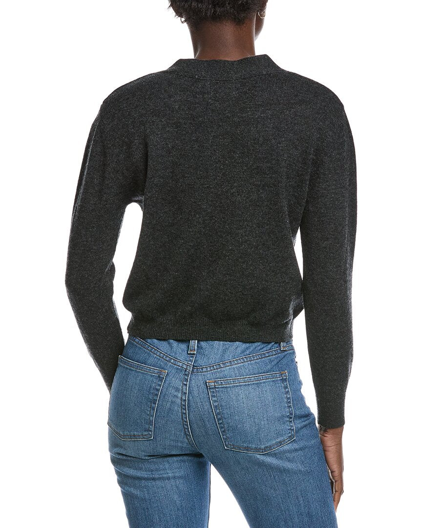 Brodie Cashmere Boxy Little Wool & Cashmere-Blend Cardigan