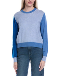 Brodie Cashmere Colorblocked Wool & Cashmere-Blend Sweater