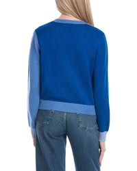 Brodie Cashmere Colorblocked Wool & Cashmere-Blend Sweater