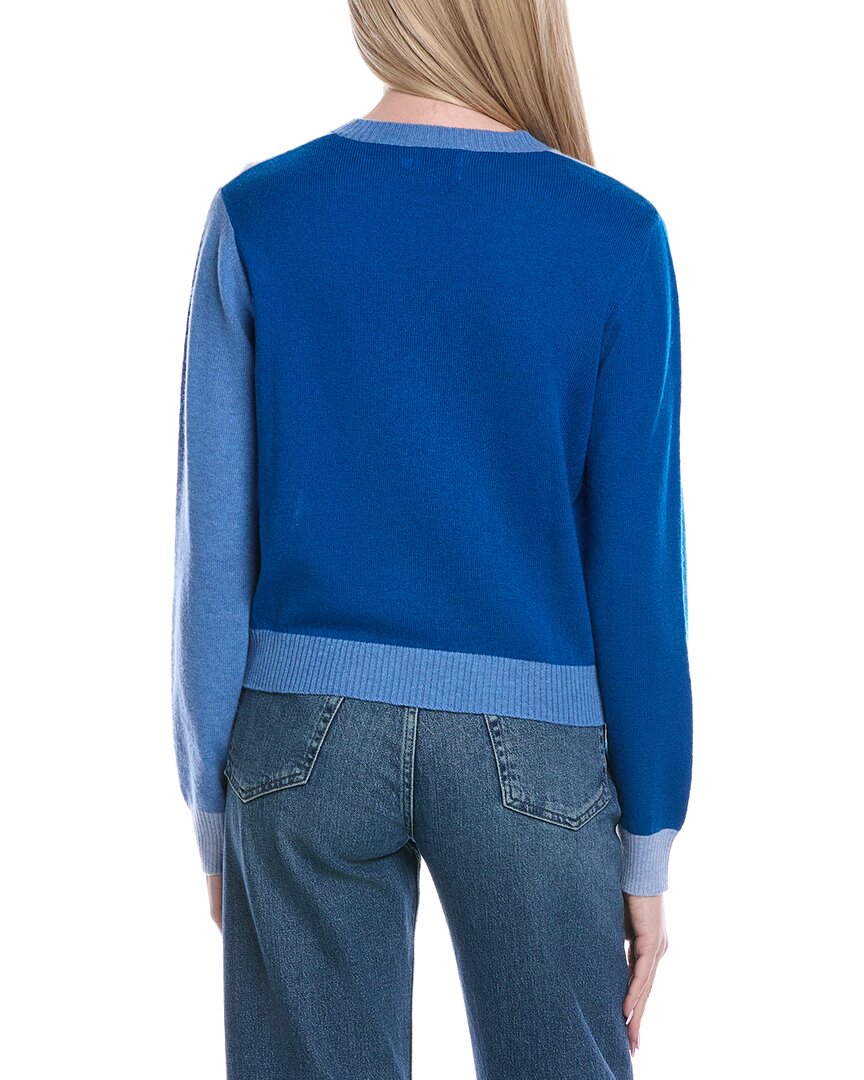 Brodie Cashmere Colorblocked Wool & Cashmere-Blend Sweater