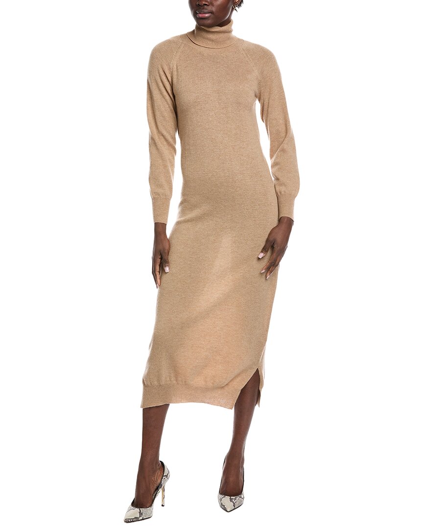 Brodie Cashmere Turtleneck Wool & Cashmere-Blend Sweaterdress