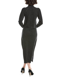 Brodie Cashmere Turtleneck Wool & Cashmere-Blend Sweaterdress
