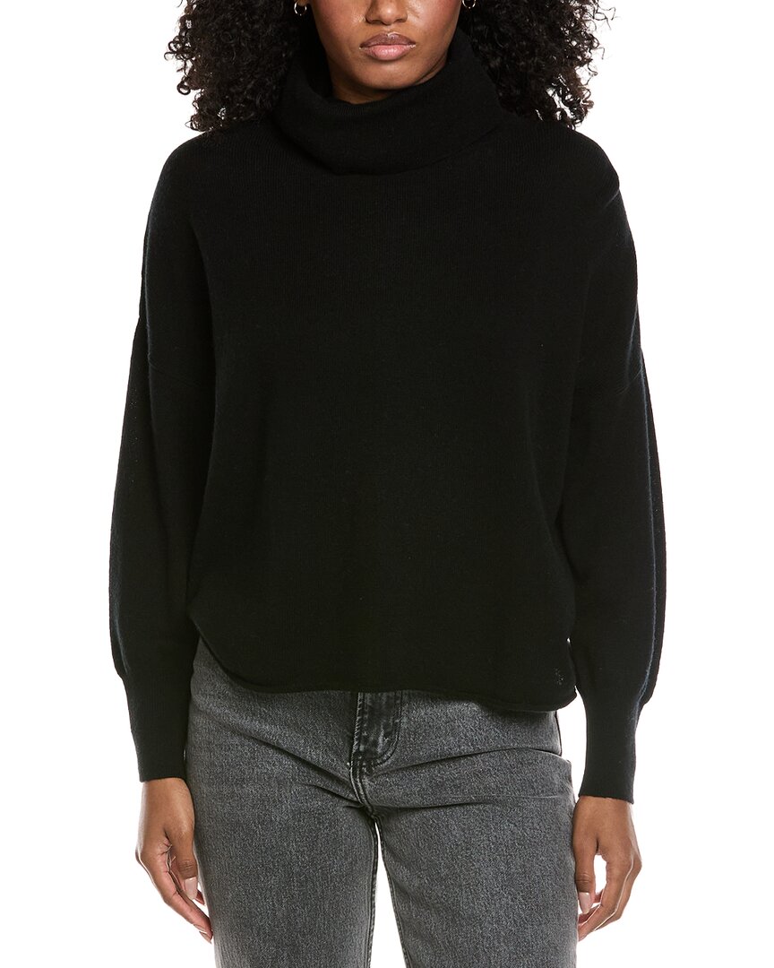 Brodie Cashmere Textured Roll Neck Wool & Cashmere-Blend Sweater