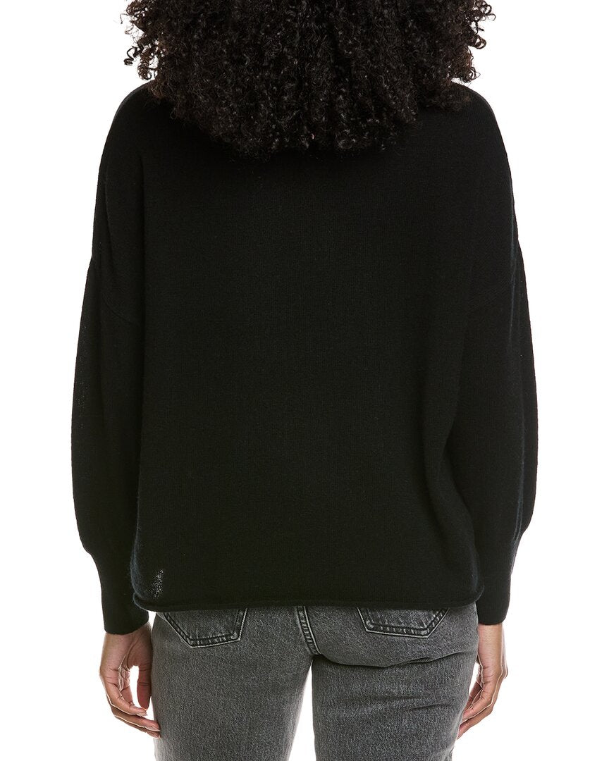 Brodie Cashmere Textured Roll Neck Wool & Cashmere-Blend Sweater