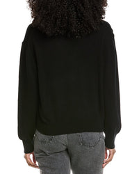 Brodie Cashmere Easy V-Neck Wool & Cashmere-Blend Sweater