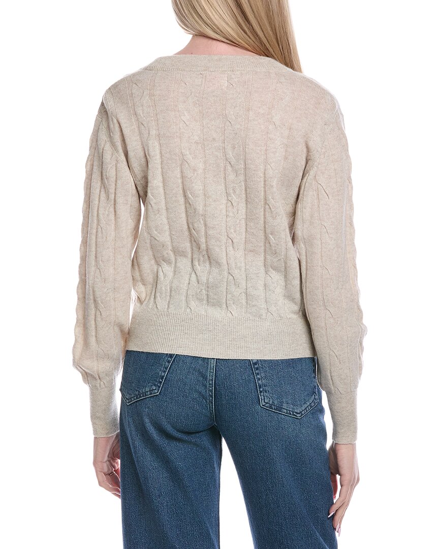 Brodie Cashmere Cable Wool & Cashmere-Blend Cardigan