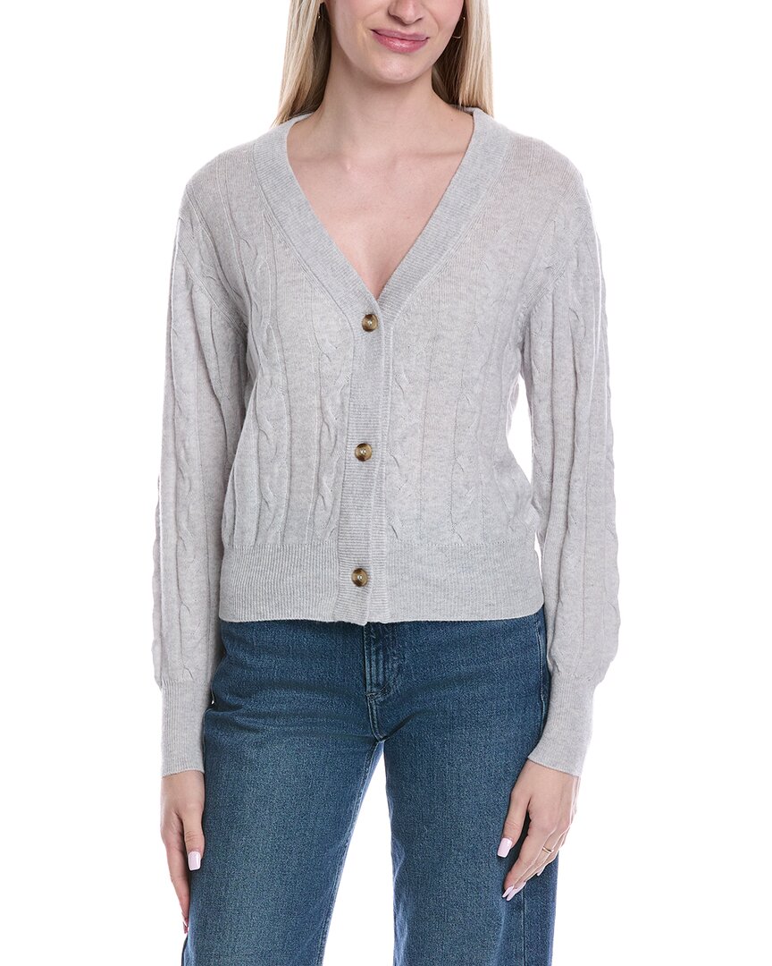 Brodie Cashmere Cable Wool & Cashmere-Blend Cardigan