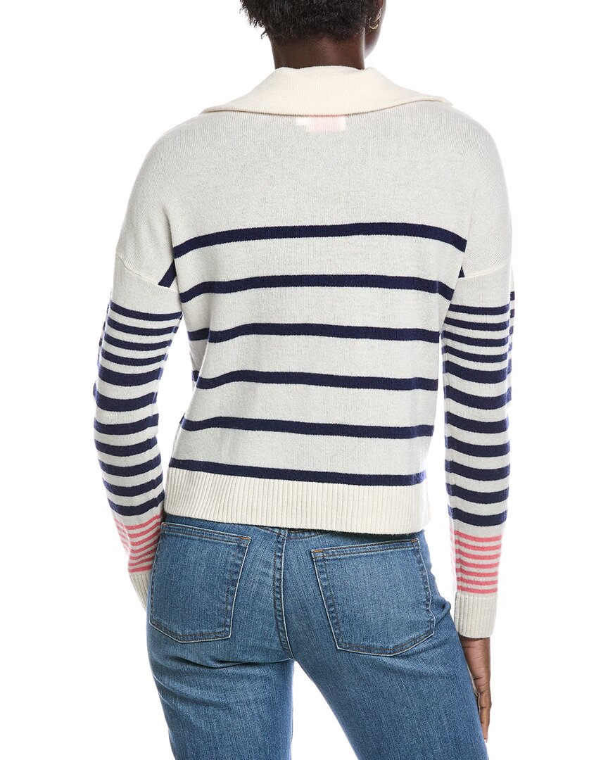 Brodie Cashmere 1/4-Zip Wool & Cashmere-Blend Polo Sweater
