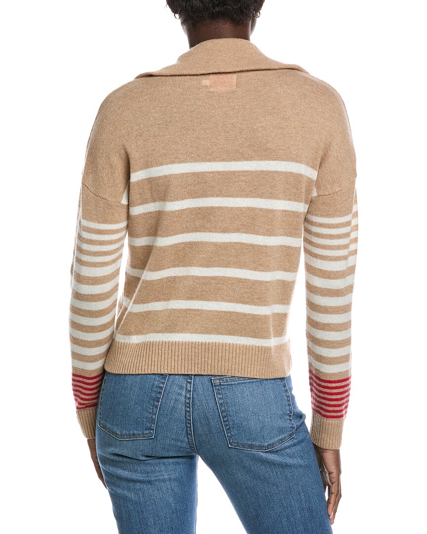 Brodie Cashmere 1/4-Zip Wool & Cashmere-Blend Polo Sweater