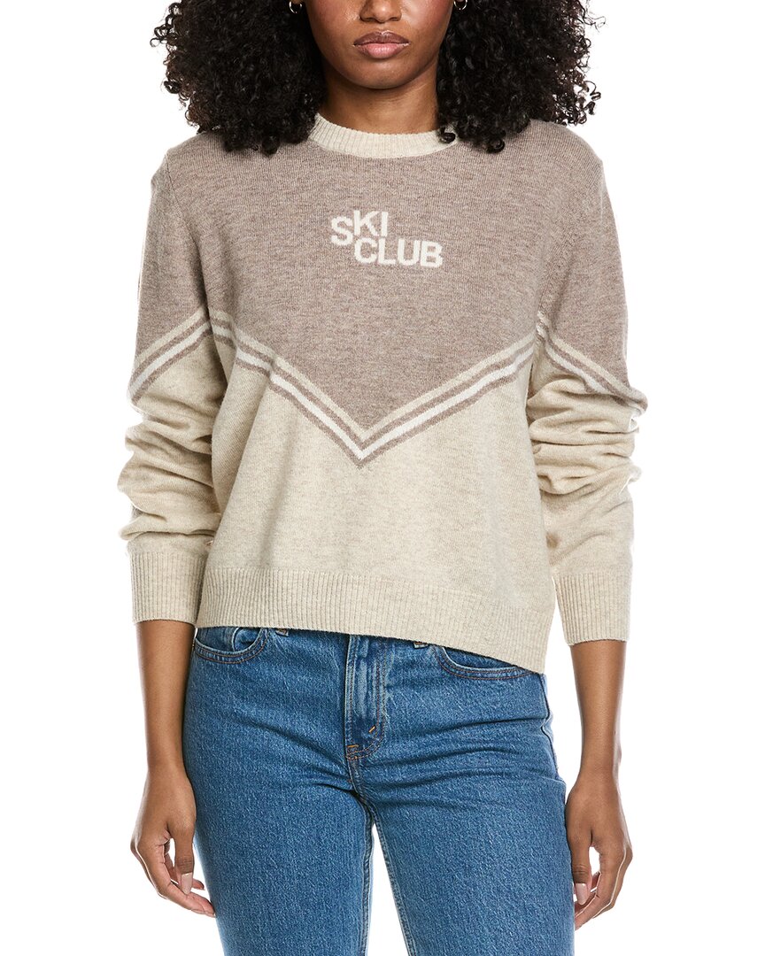 Brodie Cashmere Brodie Cashmere Ski Club Wool & Cashmere-Blend Sweater