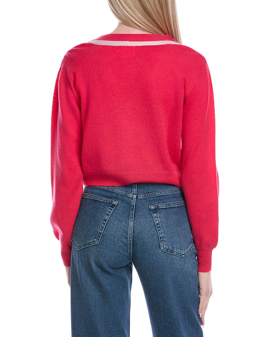 Brodie Cashmere Lurex Trim Wool & Cashmere-Blend Cardigan