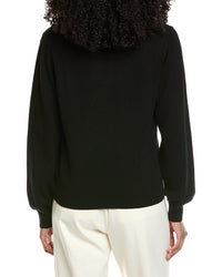 Brodie Cashmere Pearl Collar Wool & Cashmere-Blend Sweater