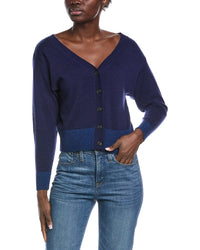 Brodie Cashmere Dropped-Shoulder Wool & Cashmere-Blend Cardigan