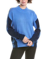 &Isla Ruby Colorblock Cashmere Sweater