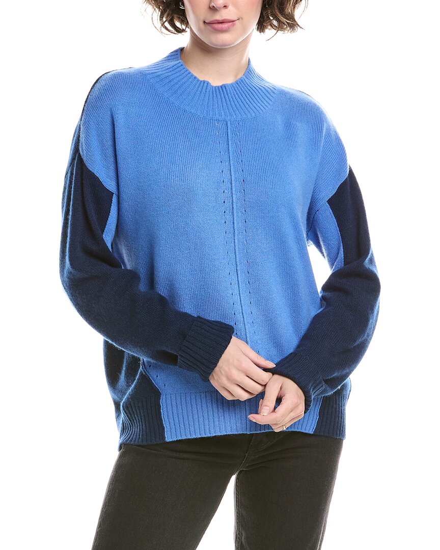 &Isla Ruby Colorblock Cashmere Sweater