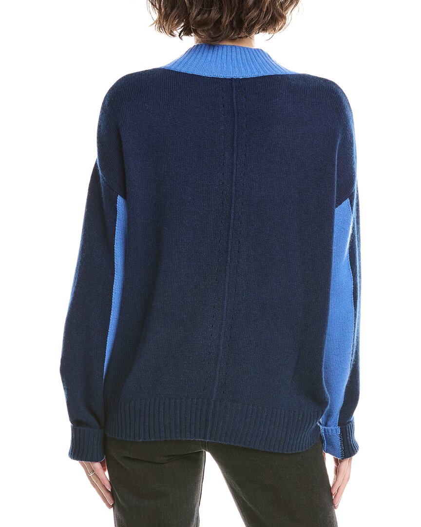 &Isla Ruby Colorblock Cashmere Sweater