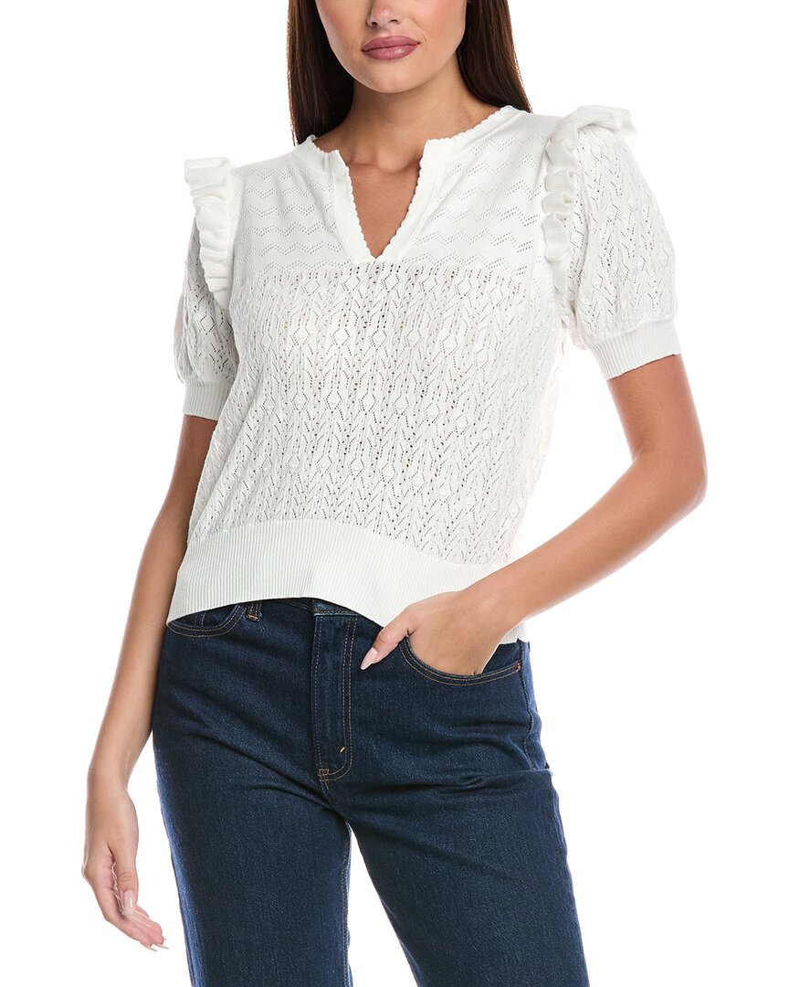 &Isla Kizzy Pointelle Sweater