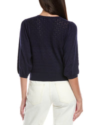 &Isla &Isla Peace Pointelle Sweater