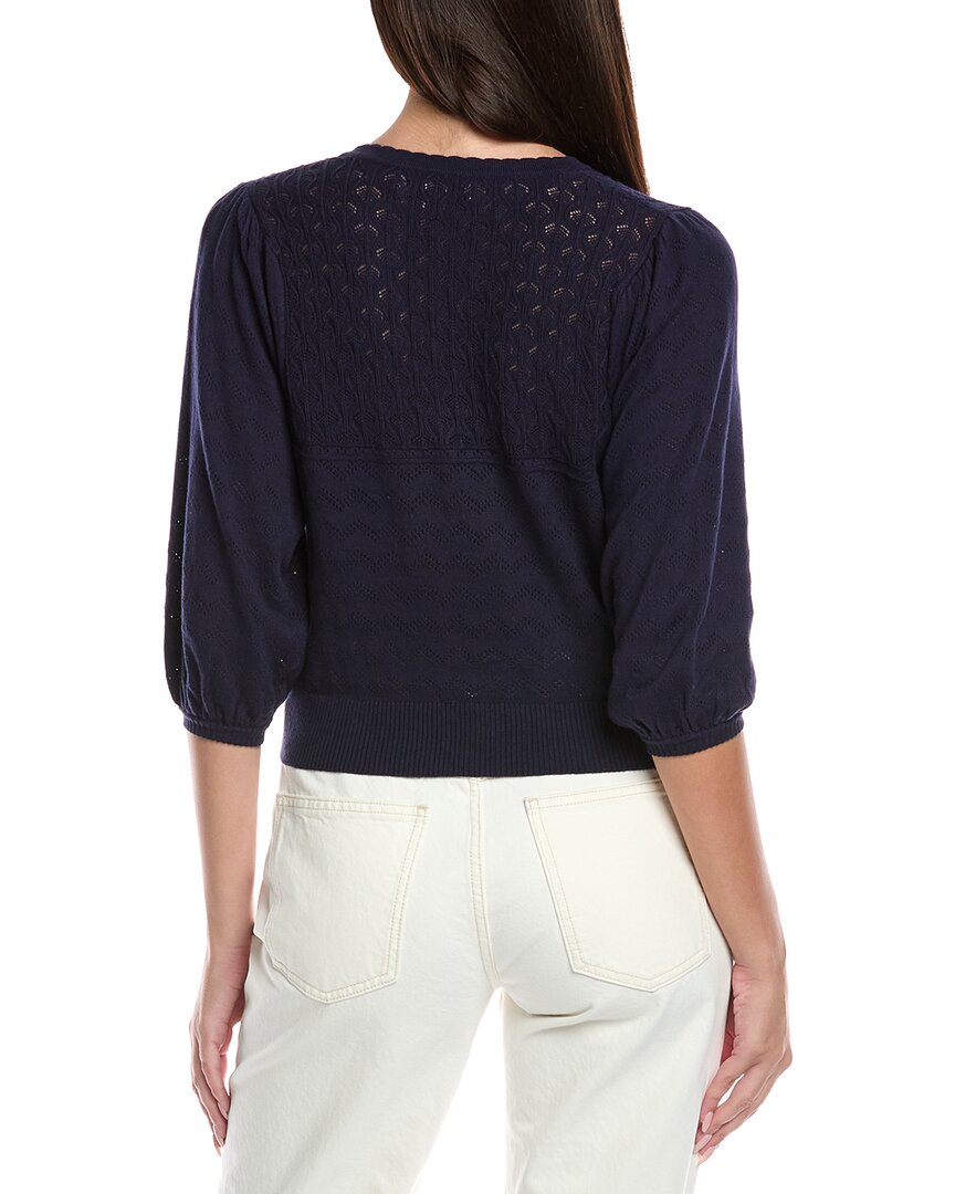 &Isla &Isla Peace Pointelle Sweater