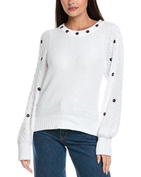 &Isla Bette Embroidered Sweater