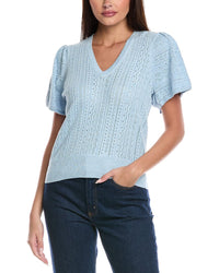 &Isla Madison Pointelle Top