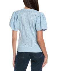 &Isla Madison Pointelle Top