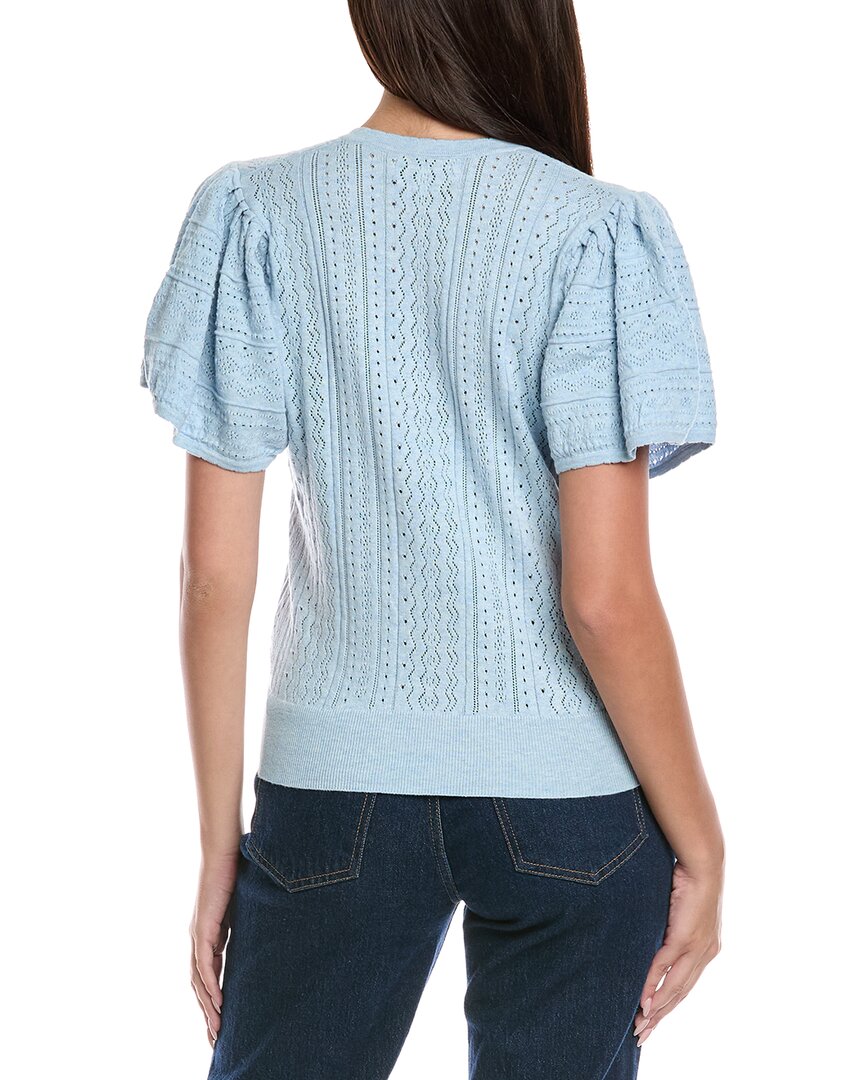 &Isla Madison Pointelle Top