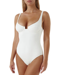 Melissa Odabash Sanremo One Piece Swimsuit White