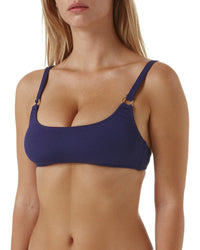 Melissa Odabash Bari Bikini Top Blue