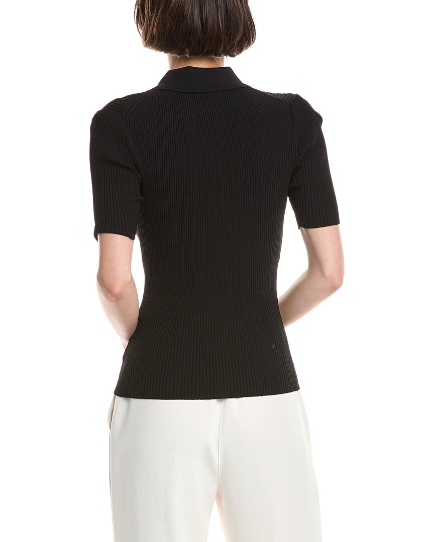 トップス Ribbed jersey polo shirt Jason Wu Ribbed Polo Shirt – Bluefly