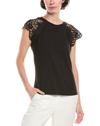 Jason Wu Lace Top Black