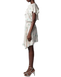 Zadig & Voltaire Robbie Jac Chaines Faded Silk Dress