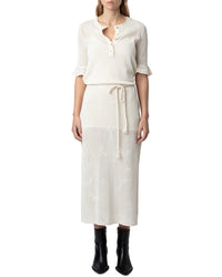 Zadig & Voltaire Salmy Co Wings Dress White