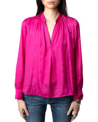 Zadig & Voltaire Tink Satin Shirt Multi
