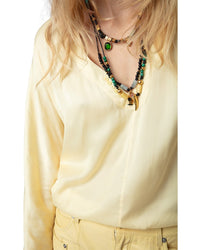 Zadig & Voltaire Tonastir Satin Shirt