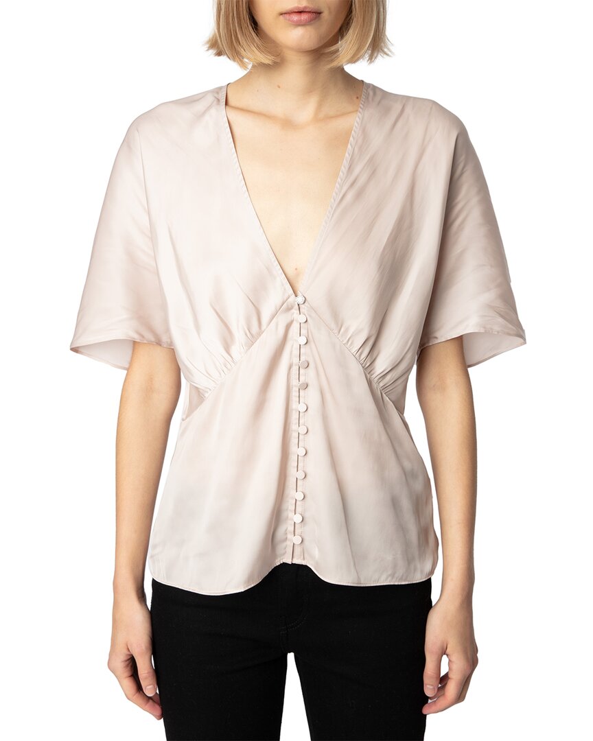 Zadig & Voltaire Thodri Satin Top Multi