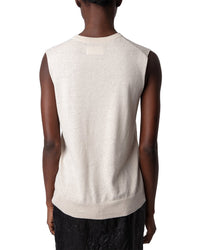Zadig & Voltaire Nida Li Mon Amour Linen-Blend Top