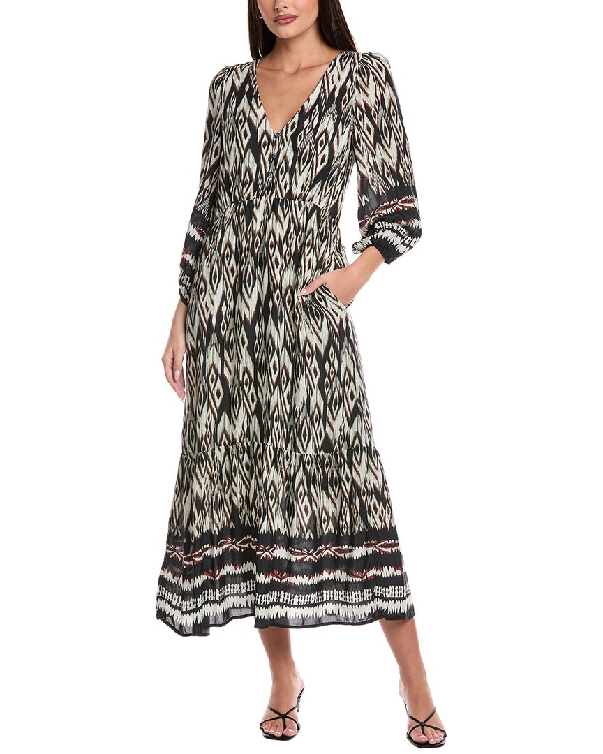 Velvet By Graham & Spencer Balloon Sleeve Midi Dress