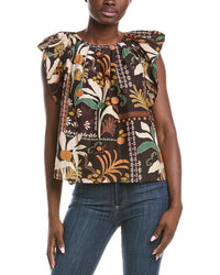 Velvet By Graham & Spencer Silk-Blend Top