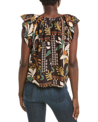 Velvet By Graham & Spencer Silk-Blend Top