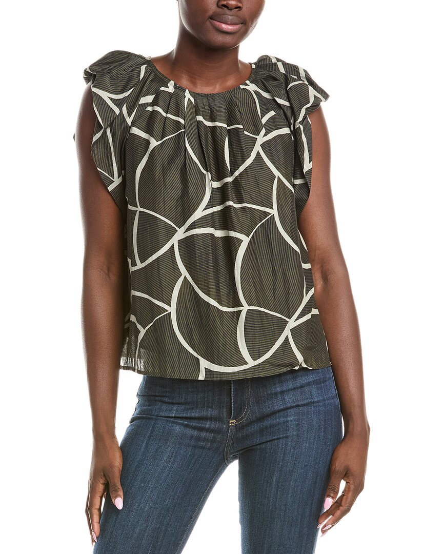 Velvet By Graham & Spencer Silk-Blend Top