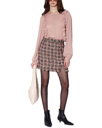 Walter Baker Allegra Wool-Blend Skirt