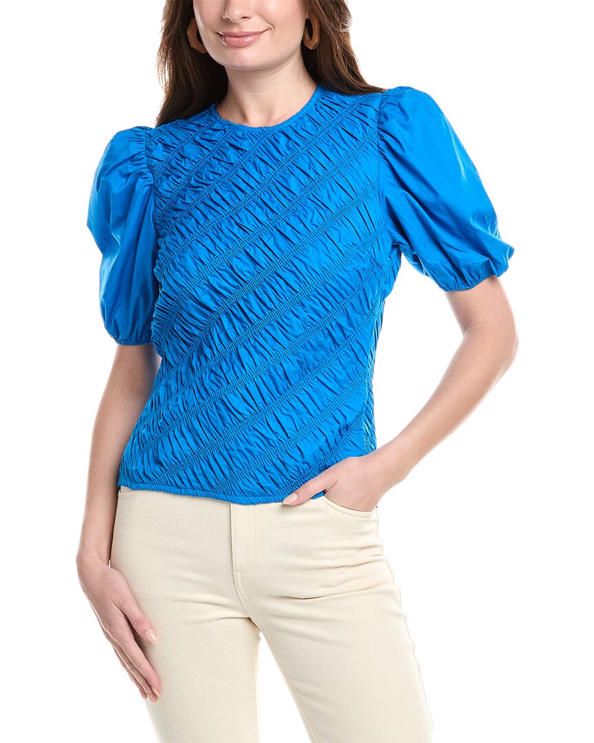 English Factory Asymmetrical Top Blue